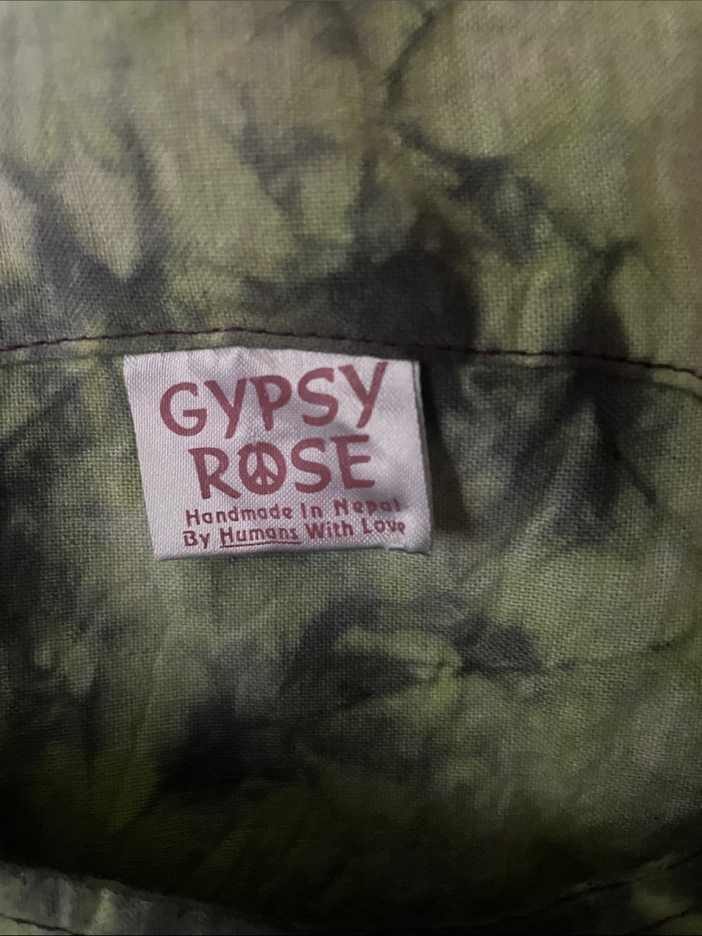Gypsy Rose Green Tie-Dye dress- Gypsy Rose